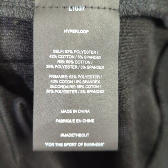 Cuts Clothing Men's L Black Hyperloop Bomber Snap Button The Friday Project - Picture 10 of 12